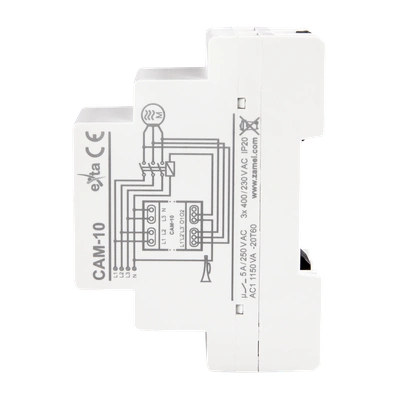CYFROWY CZUJNIK ASYMETRII NAPIĘCIA Z KONTROLĄ STANU STYCZNIKA  TYP: CAM-10