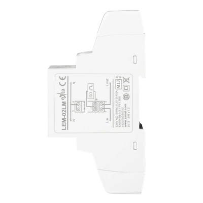 LICZNIK ENERGII ELEKTRYCZNEJ 1-FAZOWY LCD, MID  TYP: LEM-02LM