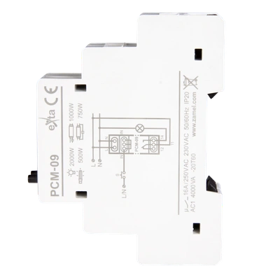 PRZEKAŹNIK CZASOWY CYFROWY UNIWERSALNY JEDNOMODUŁOWY  TYP: PCM-09