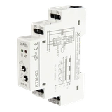 Regulator temperatury od -10 do 90 st. C, jednomodułowy, z nastawą histerezy 0,25-2 st.C  TYP: RTM-03