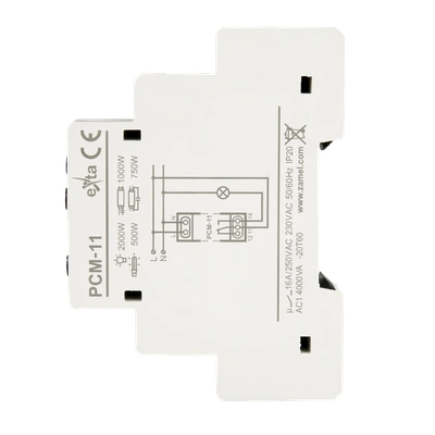 PRZEKAŹNIK CZASOWY CYKLICZNY O NASTAWIE 2 CZASÓW 16A, 230V AC  TYP: PCM-11