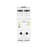 CZUJNIK KOLEJNOŚCI FAZ I ZANIKU FAZ, 16A 2-MOD. NASTAWA CZASU I PROGU ZADZIAŁANIA  TYP: CKM-10