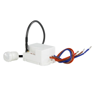 Czujnik ruchu PIR 120/360 stopni miniaturowy z sondą o IP65 na przewodzie TYP: MCR-08