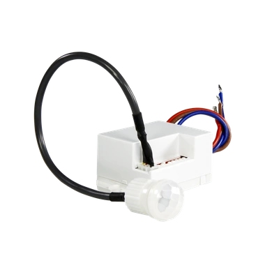 Czujnik ruchu PIR 120/360 stopni miniaturowy z sondą o IP65 na przewodzie TYP: MCR-08