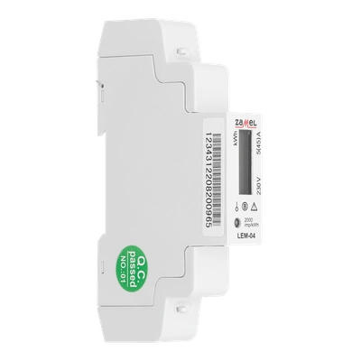 LICZNIK ENERGII ELEKTRYCZNEJ 1-FAZOWY, 45A  TYP: LEM-04