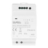 ZASILACZ IMPULSOWY MONTOWANY NA SZYNIE TH-35 (DIN) , 60W, 12V DC  TYP: ZTM-60/12