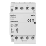 STYCZNIK MODUŁOWY INSTALACYJNY 63A, 4xNO, 230V AC,  TYP: STM-63-40