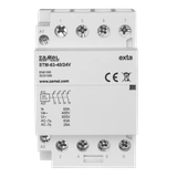STYCZNIK MODUŁOWY INSTALACYJNY 63A, 4xNO, 24V AC/DC,  TYP: STM-63-40/24V