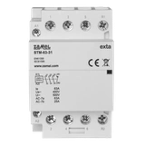 STYCZNIK MODUŁOWY INSTALACYJNY 63A, 3xNO+1xNC, 230V AC,  TYP: STM-63-31