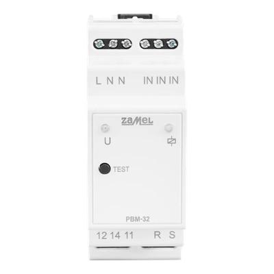 PRZEKAŹNIK BISTABILNY (IMPULSOWY) PRZEŁĄCZANY W ZERZE, STEROWANIE CENTRALNE SET/RESET, 230V AC TYP: PBM-32