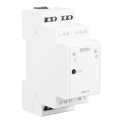 PRZEKAŹNIK BISTABILNY (IMPULSOWY) PRZEŁĄCZANY W ZERZE, STEROWANIE CENTRALNE SET/RESET, 230V AC TYP: PBM-32