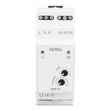 PRZEKAŹNIK BISTABILNY (IMPULSOWY) PRZEŁĄCZANY W ZERZE, FUNKCJA OGRANICZENIA CZASOWEGO, 230V AC TYP: PBM-33