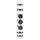 WSKAŹNIK ZASILANIA ZABEZPIECZONY BEZPIECZNIKAMI   TYP: LKM-09-40