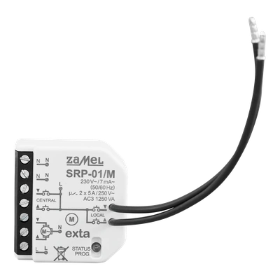 STROWNIK ROLET DOPUSZKOWY PRZEWODOWY PRZEWODOWY MINIATUROWY  TYP: SRP-01/M