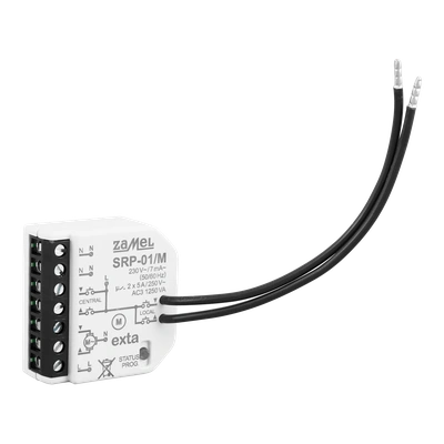 STROWNIK ROLET DOPUSZKOWY PRZEWODOWY PRZEWODOWY MINIATUROWY  TYP: SRP-01/M