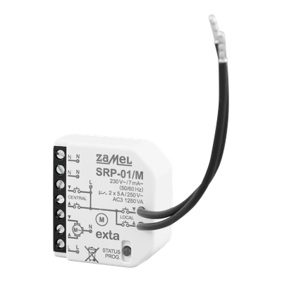 STROWNIK ROLET DOPUSZKOWY PRZEWODOWY PRZEWODOWY MINIATUROWY  TYP: SRP-01/M