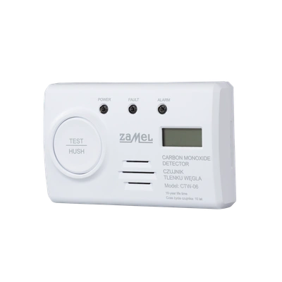 CZUJNIK TLENKU WĘGLA Z WBUDOWANĄ BATERIĄ  TYP: CTW-06