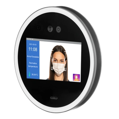 SYSTEM KONTROLI DOSTĘPU Z ROZPOZNAWANIEM  TWARZY I POMIAREM TEMPERATURY TYP: SRT-02