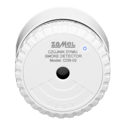 CZUJNIK DYMU Z WBUDOWANĄ BATERIĄ   TYP: CDB-02
