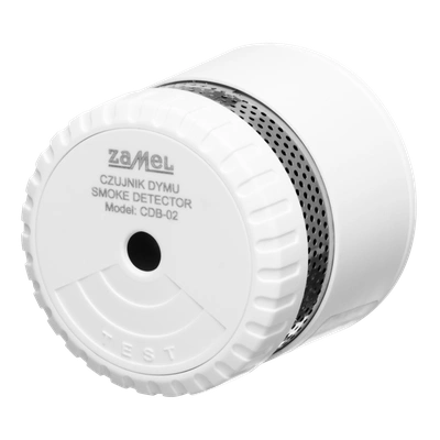 CZUJNIK DYMU Z WBUDOWANĄ BATERIĄ   TYP: CDB-02
