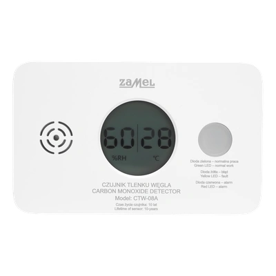 CZUJNIK TLENKU WĘGLA BATERYJNY  TYP: CTW-08A
