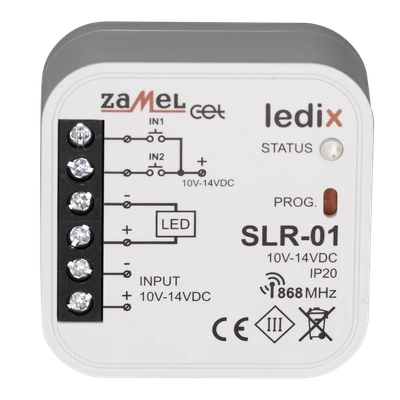 Sterownik LED jednokolorowy  TYP: SLR-01