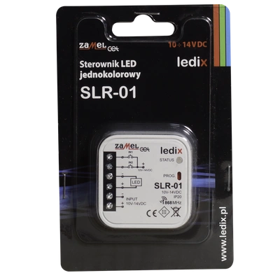 Sterownik LED jednokolorowy  TYP: SLR-01