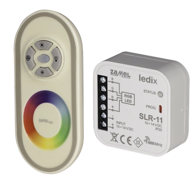 Sterownik RGB z pilotem  TYP: SLR-11P