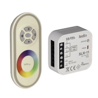 Sterownik RGB z pilotem  TYP: SLR-11P