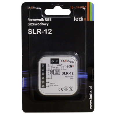 Sterownik RGB przewodowy  TYP: SLR-12