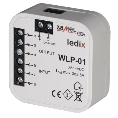 Wzmacniacz RGB dopuszkowy  TYP: WLP-01