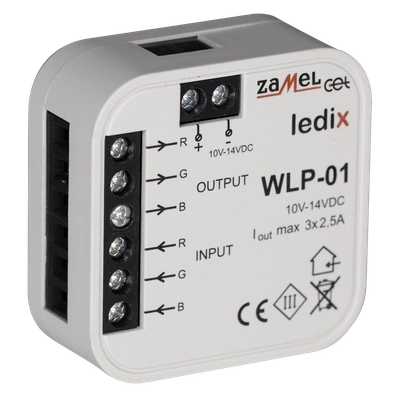 Wzmacniacz RGB dopuszkowy  TYP: WLP-01