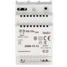 Zasilacz LED modułowy 12V DC 15W  TYP: ZNM-15-12