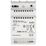 Zasilacz LED modułowy 12V DC 15W  TYP: ZNM-15-12