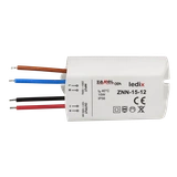 Zasilacz LED natynkowy 12V DC 15W  TYP: ZNN-15-12