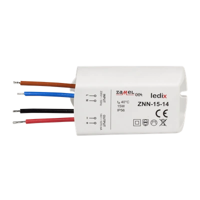 Zasilacz LED natynkowy 14V DC 15W  TYP: ZNN-15-14