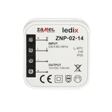 Zasilacz LED dopuszkowy 14V DC 2W  TYP: ZNP-02-14