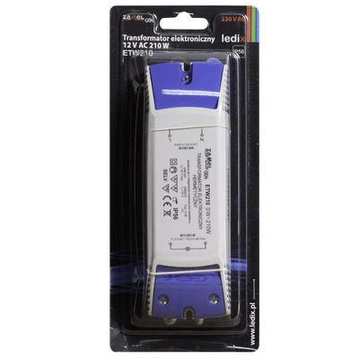 Transformator elektroniczny zalewany 230/11,5V 0-210W  TYP: ETW210