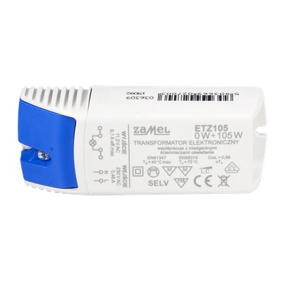 Transformator elektroniczny 230/11,5V 0-105W  TYP: ETZ105