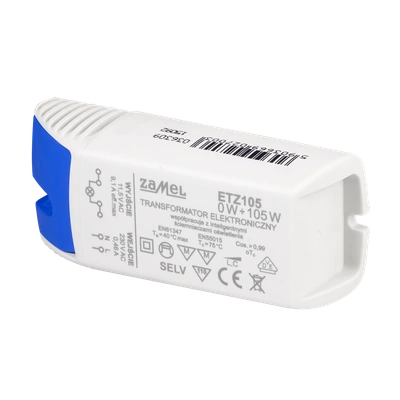 Transformator elektroniczny 230/11,5V 0-105W  TYP: ETZ105