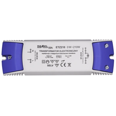 Transformator elektroniczny 230/11,5V 0-210W  TYP: ETZ210