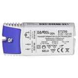 Transformator elektroniczny 230/11,5V 0-50W  TYP: ETZ50