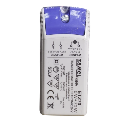 Transformator elektroniczny 230/11,5V 0-70W  TYP: ETZ70
