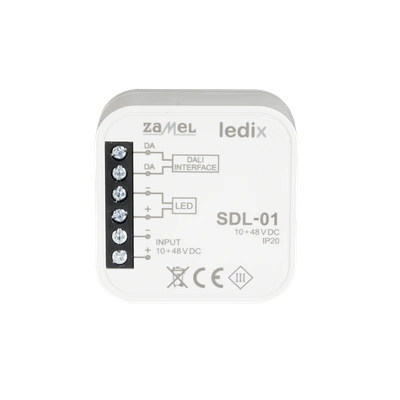 Sterownik DALI-PWM dopuszkowy jednokolorowy  TYP: SDL-01