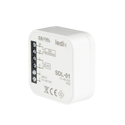 Sterownik DALI-PWM dopuszkowy jednokolorowy  TYP: SDL-01