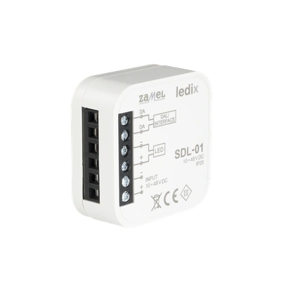 Sterownik DALI-PWM dopuszkowy jednokolorowy  TYP: SDL-01