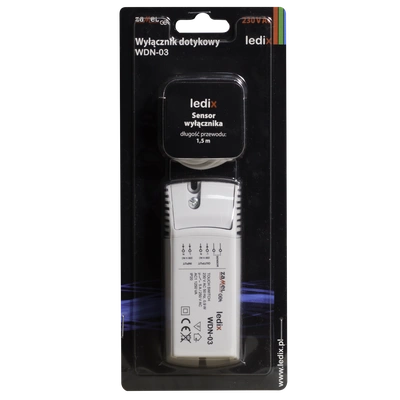 Wyłącznik dotykowy 230 V   TYP: WDN-03