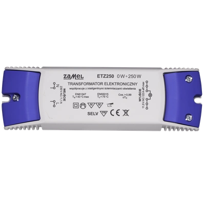 Transformator elektroniczny 230/11,5V 0-250W  TYP: ETZ250