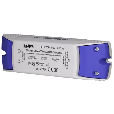 Transformator elektroniczny 230/11,5V 0-250W  TYP: ETZ250