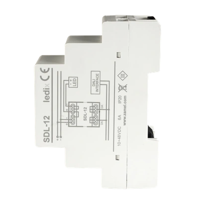 Sterownik DALI-PWM modułowy jednokolorowy  TYP: SDL-12